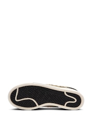 Nike Black/Leopard Court Legacy Lift Platform Trainers - Image 5 of 9