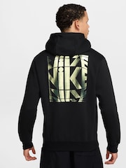 Nike Black Club Back Graphic Pullover Hoodie - Image 2 of 8
