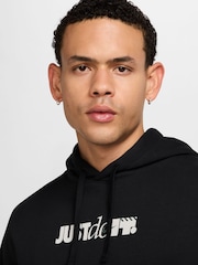 Nike Black Club Back Graphic Pullover Hoodie - Image 3 of 8