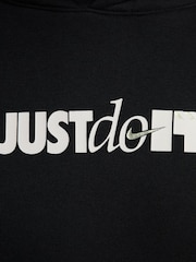 Nike Black Club Back Graphic Pullover Hoodie - Image 4 of 8