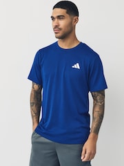adidas Blue Train Essentials Feelready Novelty T-Shirt - Image 1 of 5