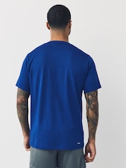 adidas Blue Train Essentials Feelready Novelty T-Shirt - Image 3 of 5