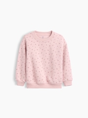 Gap Pink Ditsy Floral Vintage Soft Print Sweatshirt (6mths-5yrs) - Image 1 of 2