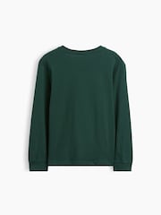 Gap Green Godzilla Relaxed Graphic Long Sleeve T-Shirt (4-13yrs) - Image 2 of 3
