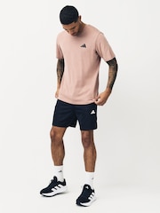 adidas Pink Train Essentials Feelready Novelty T-Shirt - Image 4 of 10