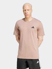 adidas Pink Train Essentials Feelready Novelty T-Shirt - Image 5 of 10