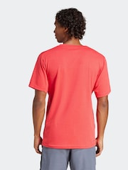 adidas Red Train Essentials Feelready Novelty T-Shirt - Image 2 of 6