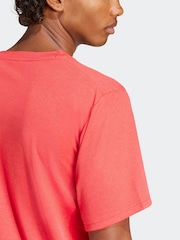 adidas Red Train Essentials Feelready Novelty T-Shirt - Image 4 of 6