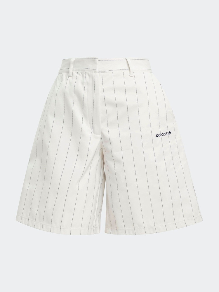 adidas originals White Pinstripe Shorts - Image 11 of 11
