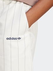 adidas originals White Pinstripe Shorts - Image 5 of 11