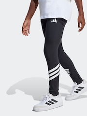 adidas Black Future Icons 3 Stripes Leggings - Image 1 of 6