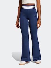 adidas Originals Blue Flared Joggers - Image 1 of 6