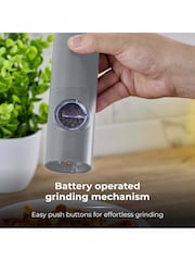 Tower Grey Rechargeable Salt and Pepper Mill Set - Image 4 of 11