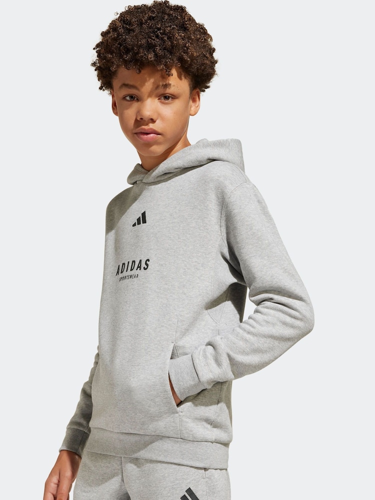 Kapucar z grafiko adidas All SZN - Slika 1 iz 1
