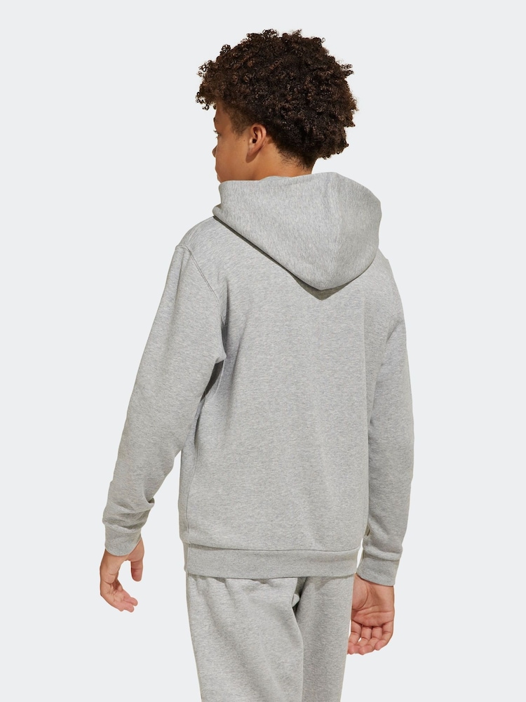 adidas Grey All SZN Graphic Hoodie - Image 2 of 5