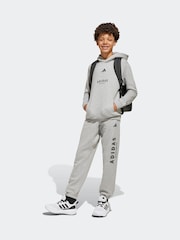 adidas Grey All SZN Graphic Hoodie - Image 3 of 5