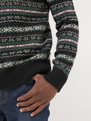 FatFace Multi Dark Skies Knitted Jumper - Image 6 of 7