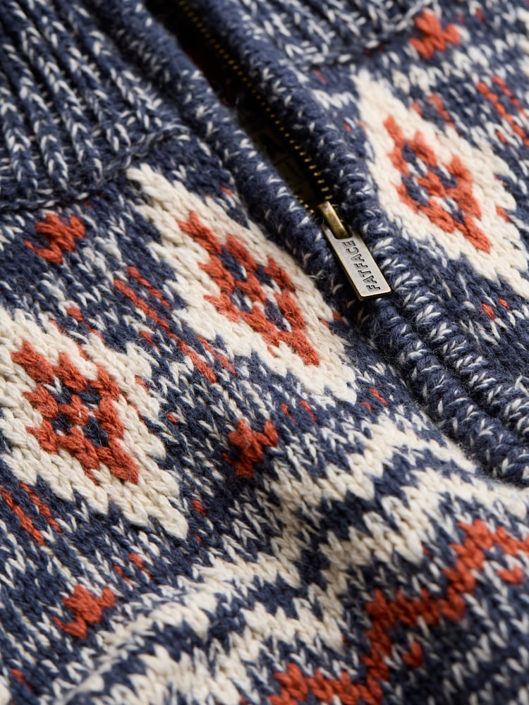 FatFace Denim Vintage Rothbury Half Neck Jumper - Image 6 of 6 FatFace Denim Vintage Rothbury Half Neck Jumper - Image 6 of 6
