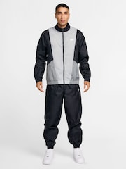 Nike Black Club Woven Colour Block Tracksuit - Image 1 of 3
