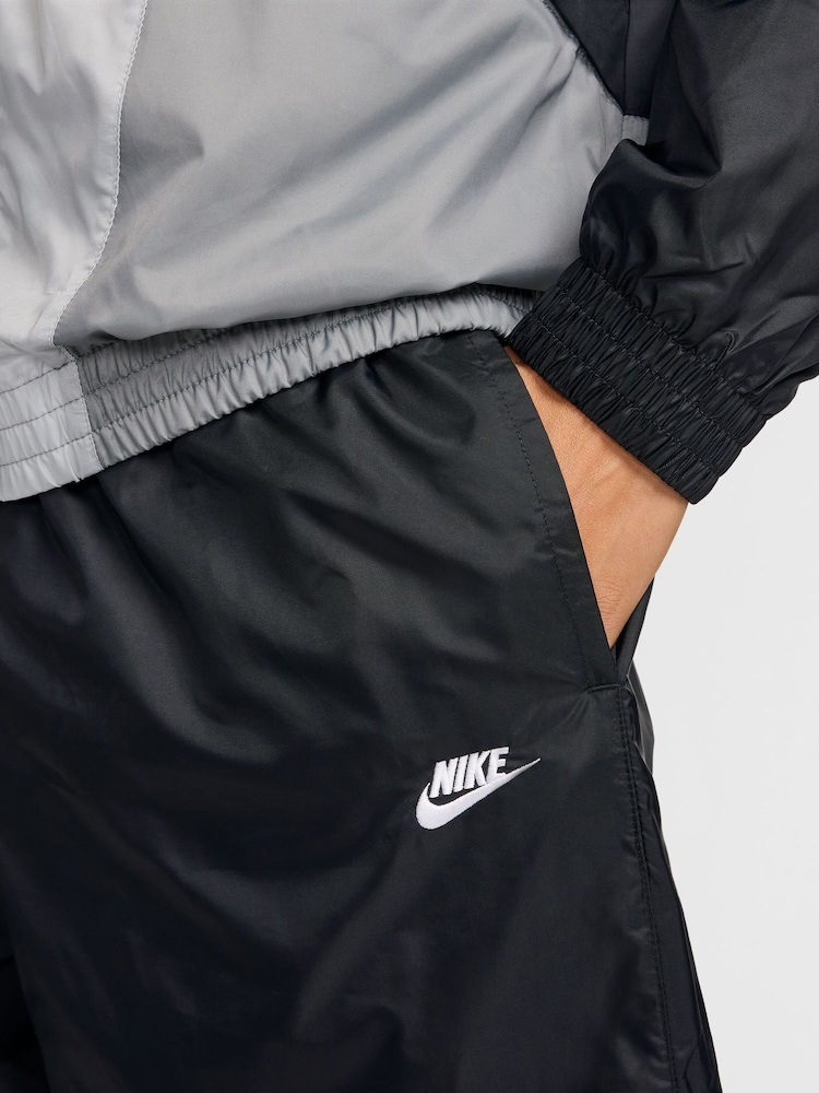 Nike Black Club Woven Colour Block Tracksuit - Image 3 of 3