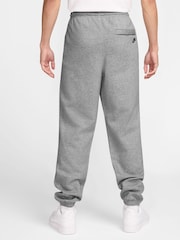 Nike Dark Grey Heather Sportswear Club Cuff Fleece Joggers - Image 2 of 3