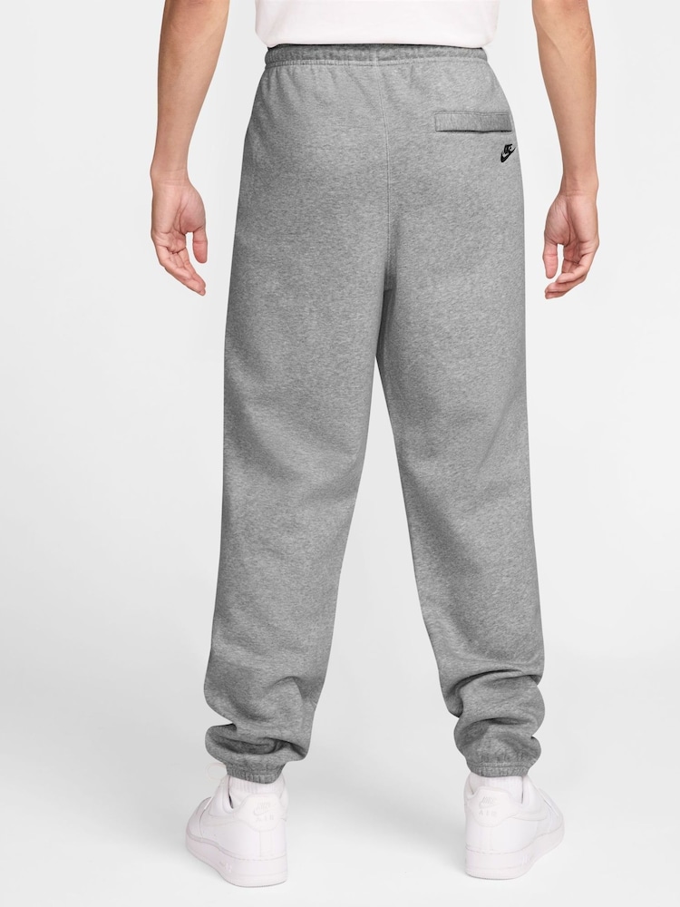 Nike Dark Grey Heather Sportswear Club Cuff Fleece Joggers - Image 2 of 3