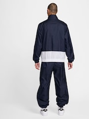 Обсидиановый - Nike Club Woven Colour Block Tracksuit - Image 2 of 3