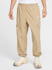 Nike Parachute Beige Club Woven Cargo Trousers - Image 1 of 7