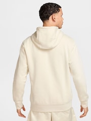 Nike Light Khaki Club Fleece Hoodie - Image 2 of 6