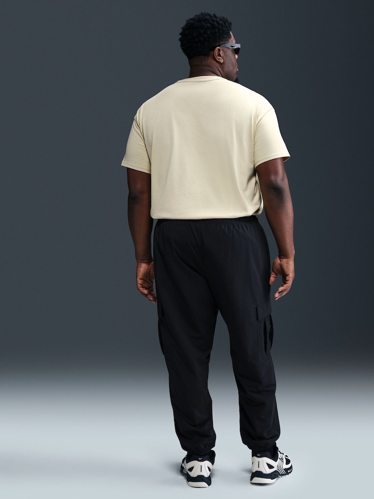 Nike Black Club Woven Cargo Trousers - Image 2 of 4