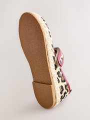 Animal Print Touch Fastening Espadrilles Shoes - Image 5 of 5