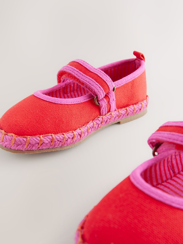 Orange Touch Fastening Espadrilles Shoes - Image 4 of 5