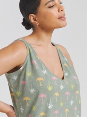 Simply Be Pink Pretty Secrets Sleeveless Nighties 2 Pack - Image 4 of 4