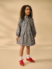 Animal Print Denim Shirt Dress (3-16yrs) - Image 1 of 5