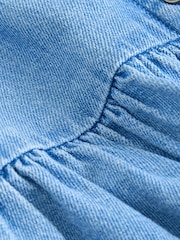 Denim Puff Sleeve Summer Dress (3-16yrs) - Image 6 of 7