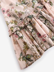 Pink Floral Printed Summer Dress (3-16yrs) - Image 10 of 10