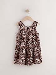 Animal Leopard Print 100% Cotton Playsuit (3-16yrs) - Image 5 of 7