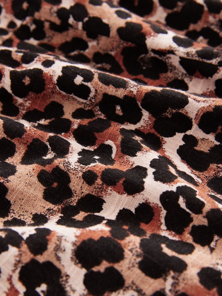 Animal Leopard Print 100% Cotton Playsuit (3-16yrs) - Image 7 of 7