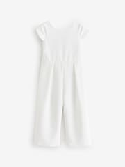 Cream Occasion Jumpsuit (3-16yrs) - Image 7 of 9