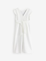 Cream Occasion Jumpsuit (3-16yrs) - Image 8 of 9