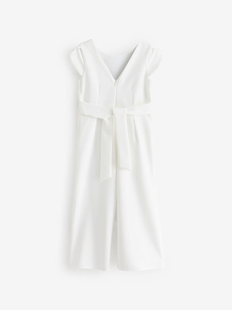 Cream Occasion Jumpsuit (3-16yrs) - Image 8 of 9