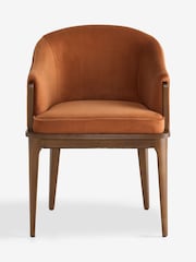 Laura Ashley Annaly Vevelt Terracotta Barcombe Dining Chair - Image 4 of 7