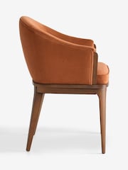 Laura Ashley Annaly Vevelt Terracotta Barcombe Dining Chair - Image 6 of 7