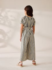 Monochrome Stripe Cut Out Jumpsuit (3-16yrs) - Image 2 of 9