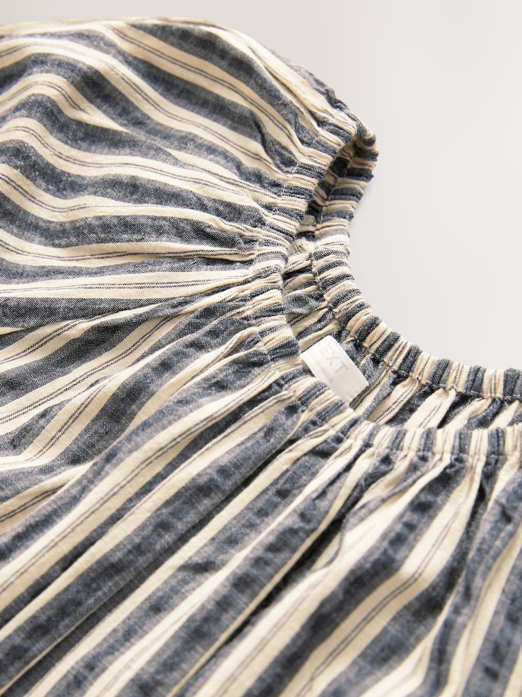 Monochrome Stripe Cut Out Jumpsuit (3-16yrs) - Image 8 of 9