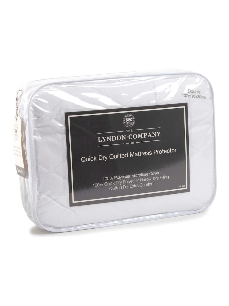 The Lyndon Company TLC Poly. Quilted Mattress Protector - Image 1 of 4 The Lyndon Company TLC Poly. Quilted Mattress Protector - Image 1 of 4