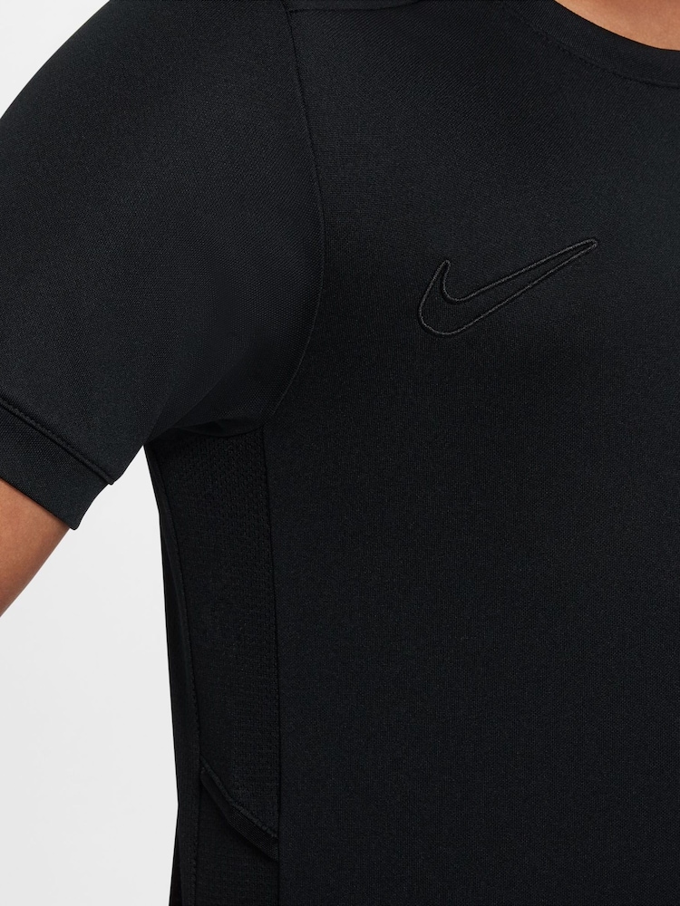 Czarny/czarny - Nike Academy 25 Dri-FIT Football Shirt - Image 3 of 3