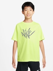 Nike Lemon Yellow Dri-FIT Short Sleeve T-Shirt - Image 1 of 3