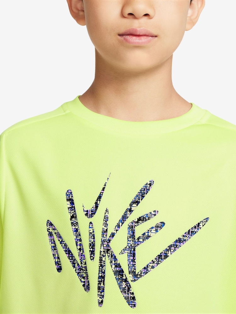 Nike Lemon Yellow Dri-FIT Short Sleeve T-Shirt - Image 3 of 3
