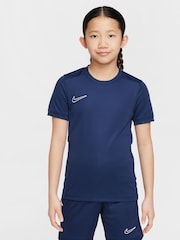 Midnight Navy - Nike Academy 25 Dri-FIT Football Shirt - Image 1 of 6